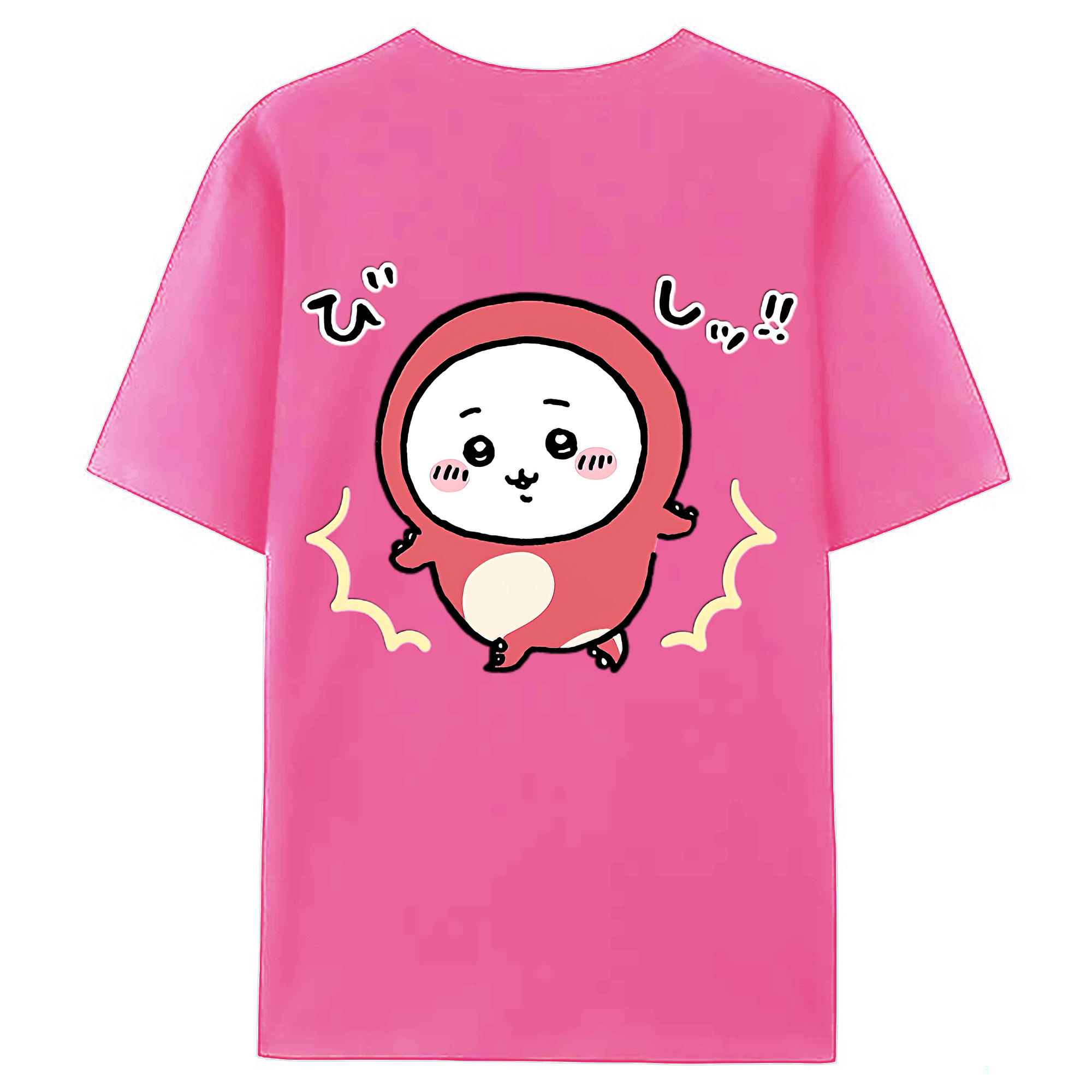 （画像用） ちいかわ ちいかわ Chii-kawa chiikawa レディース半袖Tシャツ(バックプリント)